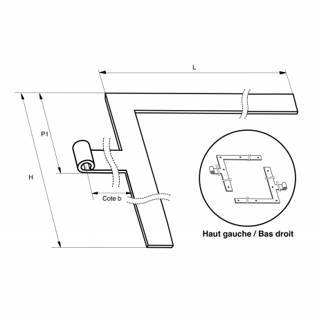 Equerre acier sur mesure